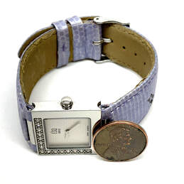 Designer ESQ Silver-Tone Square Dial Adjustable Strap Analog Wristwatch alternative image