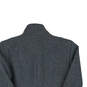 Womens Gray Wool Button Front Long Sleeve Mock Neck Long Peacoat Size 2 image number 4