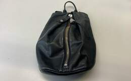 Aimee Kestenburg Leather Front Zip Backpack Black