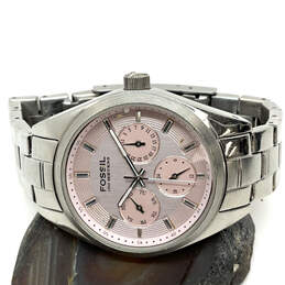 Designer Fossil BQ-9140 Silver-Tone Stainless Steel Analog Wristwatch