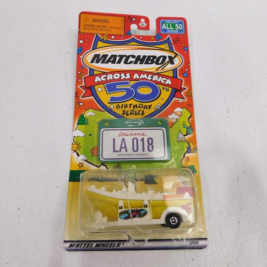Lot of 3 Matchbox Across America 50th Birthday Series AK MI & LA image number 3