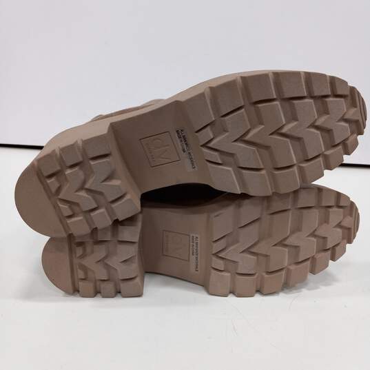 Dolce Vita Tattler Women's Brown Leather Platform Boots Size 10 image number 5