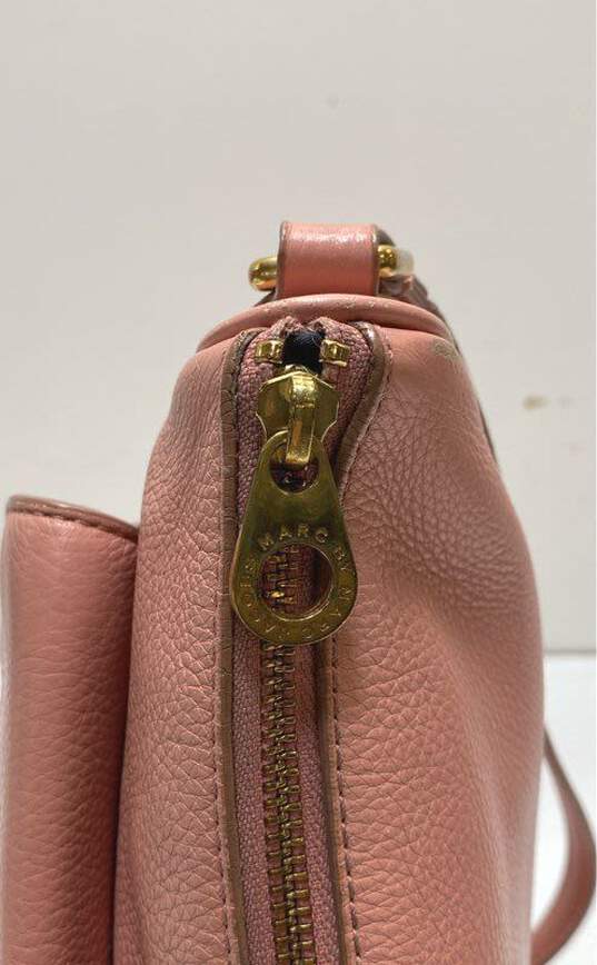 Marc By Marc Jacobs Bianca Peach Leather Crossbody Bag image number 3