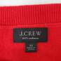 J. Crew WM's 100% Cashmere Red Crewneck Sweater Size XS image number 3