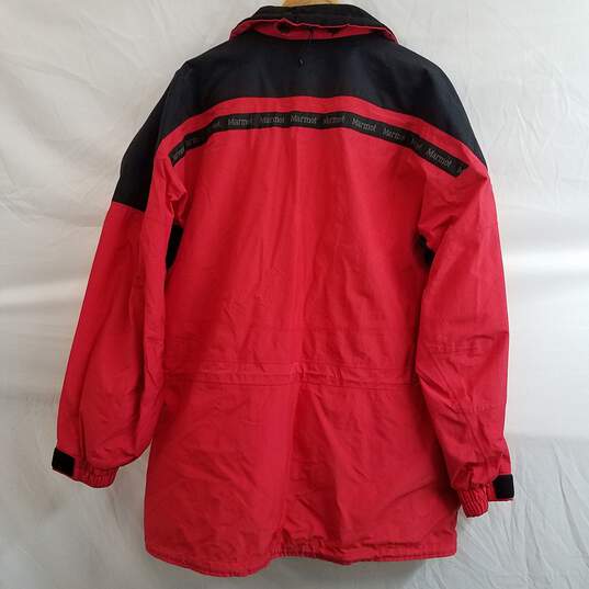 Marmot Gore-Tex Men's Size M Red Outdoor Hiking Skiing Water Proof Jacket  C7