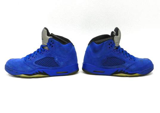 Jordan 5 Retro Blue Suede Men's Shoe Size 13 image number 6