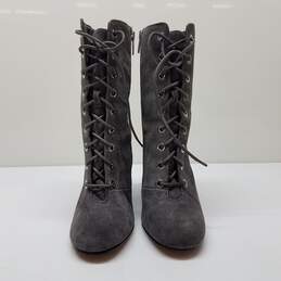 Vince Camuto Women's Teisha Lace Up Ankle Boots Grey Size 8.5 alternative image