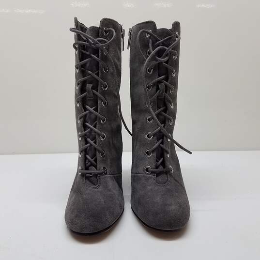 Vince Camuto Women's Teisha Lace Up Ankle Boots Grey Size 8.5 image number 2