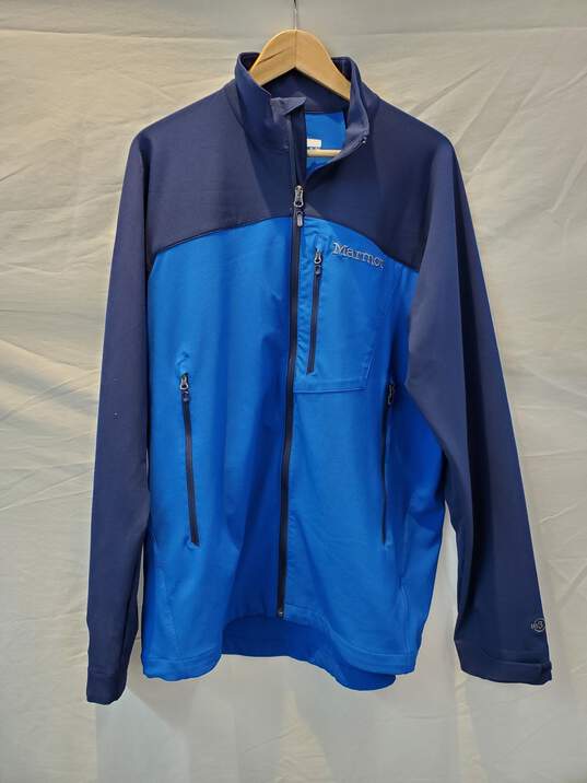 Marmot Long Sleeve Full Zip Blue Jacket Size XL image number 1