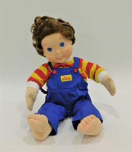 Vintage 1986 MY BUDDY DOLL Blue Jumper Red Yellow Shirt