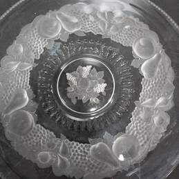 Vintage Large Glass Fruit Platter alternative image