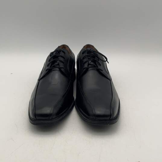 G. H. Bass & Co. Mens Black Low Top Square Toe Lace Up Oxford Dress Shoes Sz 13 image number 3