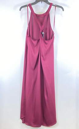NWT BCBG Max Azria Womens Red Halter Neck Side Slit Pullover Sheath Dress Size L alternative image