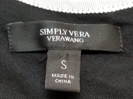Simply Vera Missy Sleep Lounge Black Dress Women's Size S (NWT) image number 3