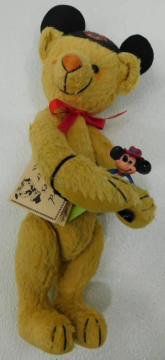 Ballard Baines Mickey Mouse Fletch Mohair Teddy Bear W/ Tags Disney image number 1