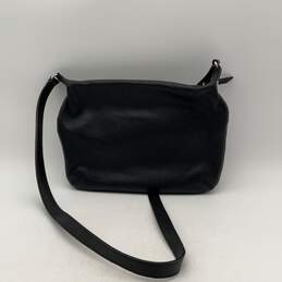 Kate Spade Womens Black Leather Zipper Adjustable Strap Crossbody Bag Purse alternative image