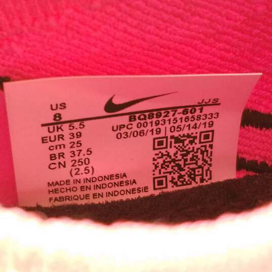 Nike Epic React Flyknit 2 Raspberry Red Women's Running Shoes Size 8 image number 4