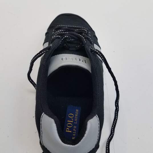 Polo Ralph Lauren Hugh Canvas Sneakers Black 13 image number 8