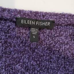 Eileen Fisher Purple Merino Wool Blend Pullover Sweater Size S alternative image