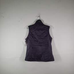 Womens Sleeveless Mid Length Full-Zip Quilted Vest Size Small (4-6) alternative image