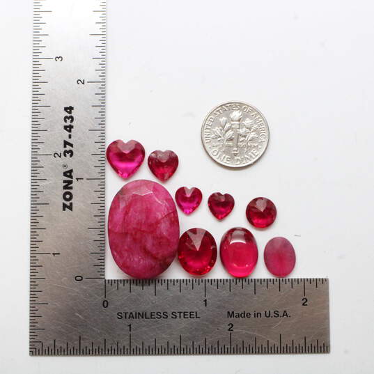 Assortment of Various Loose Ruby Gemstones - 56.85cttw. image number 9