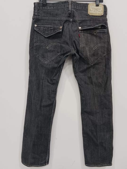 Levi's Men's 514 Black Jeans Size W34 x L32 image number 2