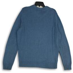 Croft & Barrow Womens Blue Knitted Long Sleeve Pullover Sweater Size Large alternative image