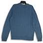 Croft & Barrow Womens Blue Knitted Long Sleeve Pullover Sweater Size Large image number 2