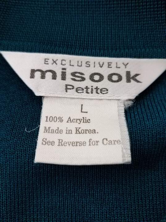 Misook Zippered Jacket Size L/P image number 3