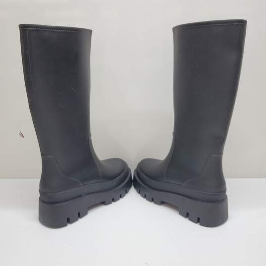 Jeffrey Campbell Ilya Waterproof Rain Boots in Black Size 8 image number 4
