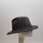 Henschel Hat Brown Leather Fedora Large Men's Hat image number 3