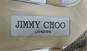 Jimmy Choo Chiara Light Bronze Glitter Demi-Wedge Sandals Sz 36 W/COA image number 6