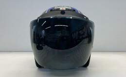 Z1R ZRP-3 Blue Motorcycle Helmet with Tinted Visor Sz. L alternative image