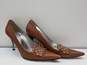 Dolce and Gabbana Women's Brown Pebble Pumps High Heels Size 38.5 (Authenticated) image number 3