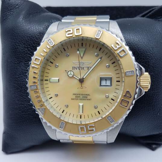 Invicta 17367 47mm Gold MOP Dial Driver 200M WR 168g image number 4