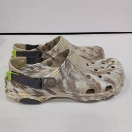 Crocs Men's 207887 Bone Marble All-Terrain Clogs Size 12