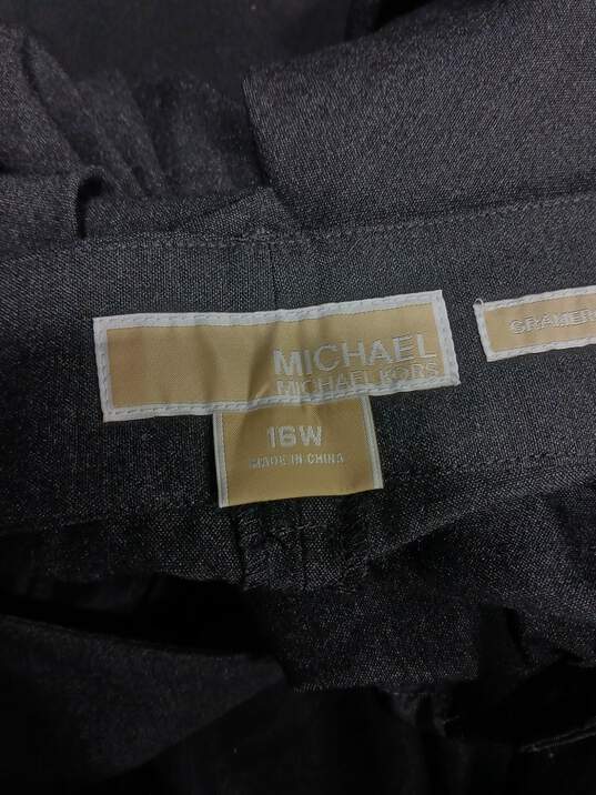 Buy the Michael Kors Gray/Black Dress Slacks/Pants Size 16W | GoodwillFinds