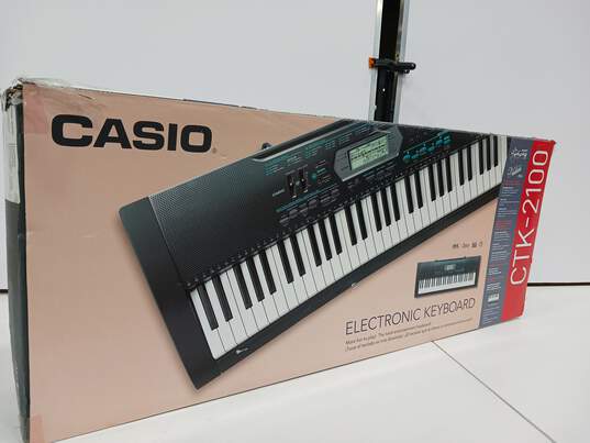 Casio Electronic Keyboard Model: CTK-2100 image number 1