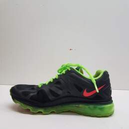 Nike Air Max+ Black, Neon Green Sneakers 487679-063 Size 6 alternative image