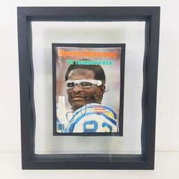 Vintage Sports Illustrated Cover Signed by San Diego Charger John Jefferson in Frame/Shadow Box