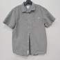 Vans Gray Short Sleeve Button Up Shirt Men's Size M image number 1