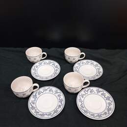 Petite Fleur Johnson Brothers England Bundle of 4 Tea Cups and Saucers alternative image
