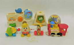 Vintage Fisher Price Toddler Children's Toys Little People Circus Train