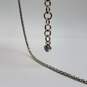 Brighton Silver & Gold Tone Crystal Pendant 19 1/2 Inch Necklace 30.0g image number 8