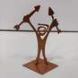 Arrow Boy on Stand Flat Metal Sculpture image number 1