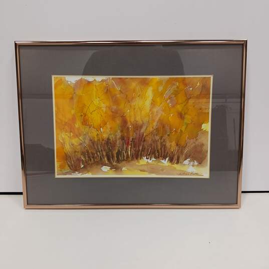 Print of Fall Trees Painting by Lillian Kern image number 1