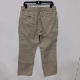 Carhartt Men's Khaki Work Pants Size 34x30 alternative image