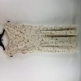 Vince Camuto Ivory Lace Dress 4 alternative image