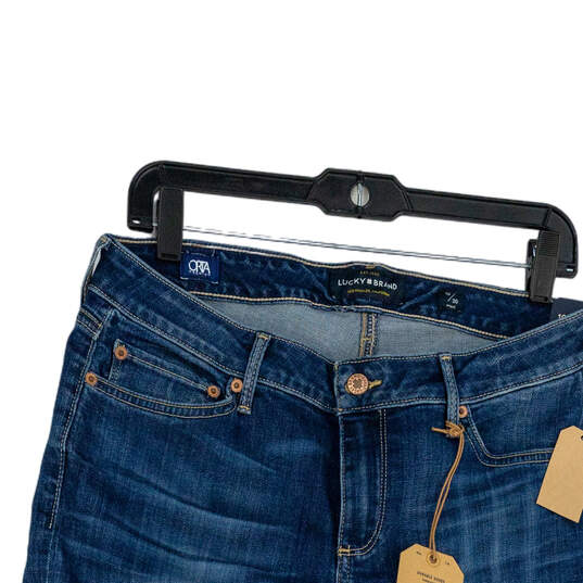 NWT Womens Blue Medium Wash Denim Orta Premium Tapered Leg Jeans Size 10/30 image number 3