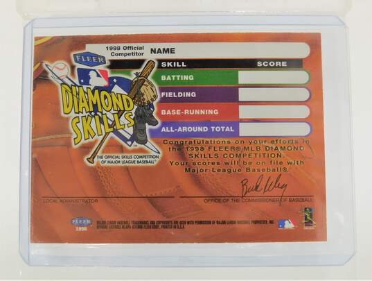 1998 HOF Cal Ripken Fleer Tradition Diamond Skills Baltimore Orioles image number 2
